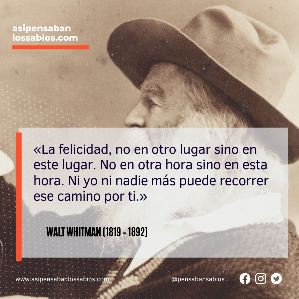 Las mejores frases y reflexiones de Walt Whitman -
