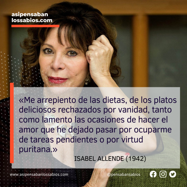 Las mejores frases y reflexiones de Isabel Allende -